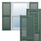 Ekena Millwork Mid-America Vinyl, TailorMade Cathedral Top Center Mullion, Open Louver Shutters, L11270028, PR L11270028 - alternate 1